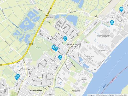 Geolyzer Kartenausschnitt