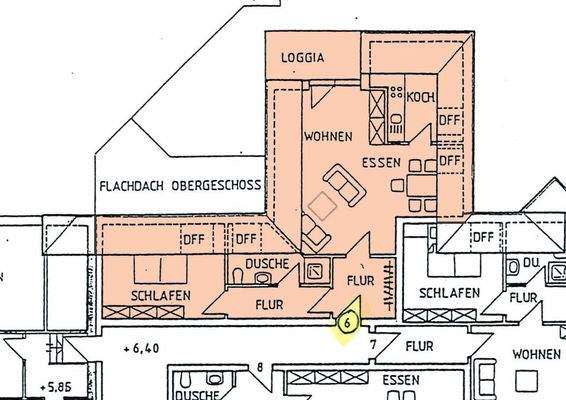 Grundriss Whg. Nr. 6