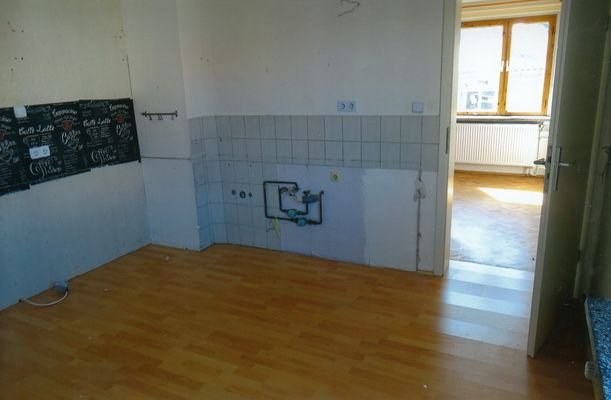 EG - Küche mit Blick zum Wozi