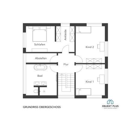 Grundriss Obergeschoss