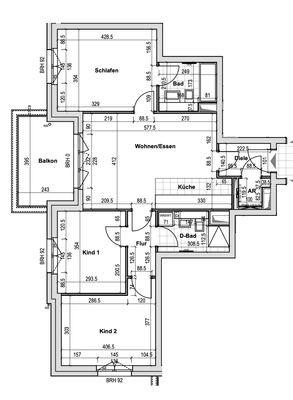 Grundriss - Maße ohne Gewähr