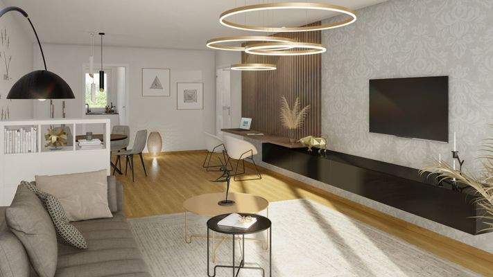 Möblierungsvorschlag Wohnzimmer