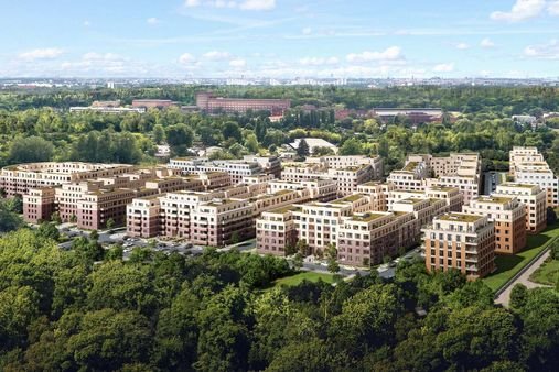 Grünes Neubauquartier zwischen Natur und Innenstadt