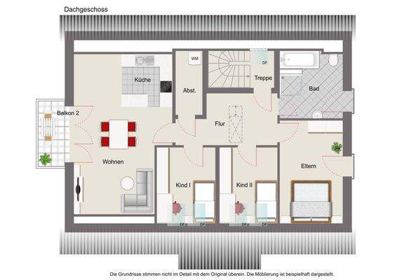 Grundriss Dachgeschoss