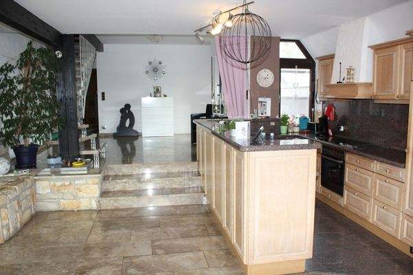 Offener Küchen- und Wohnbereich