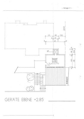 Grundriss Zwischenebene (Fitnessraum)