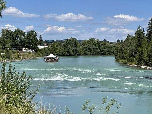 Flossfahrt auf dem Lech