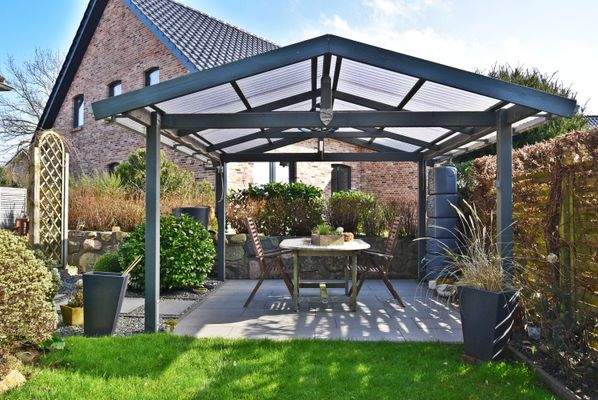 Überdachte Terrasse