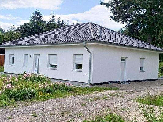 Vorbereitete Garagenzufahrt