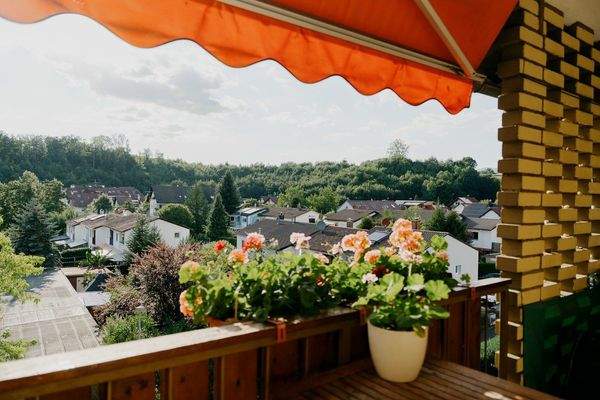 Der Blick vom Balkon