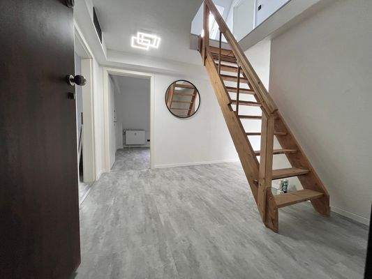 Der schöne Eingangsbereich