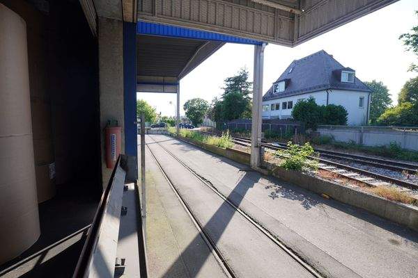 Bahnanschluss aus Halle 3