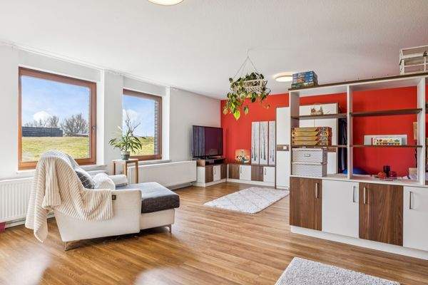 Wohnzimmer im Untergeschoss