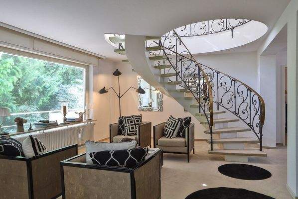 Abgang Penthouse Wendeltreppe 