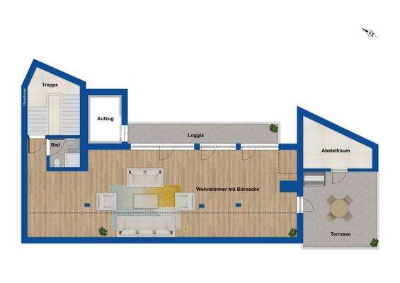 Grundriss 2. Geschoss