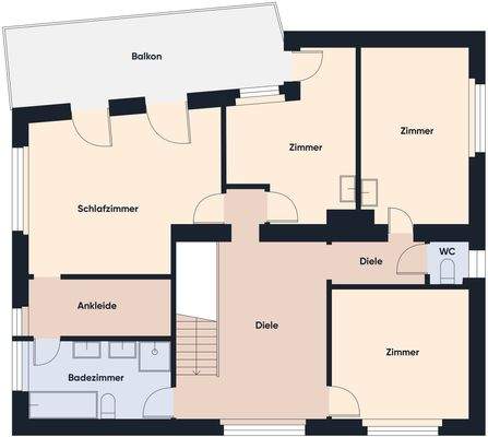 Grundriss ohne Maßstab OG