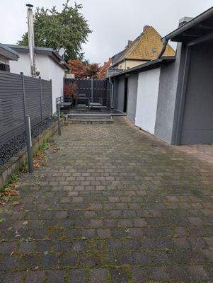 Innenhof zur Mitnutzung, inkl. Gartenschuppen