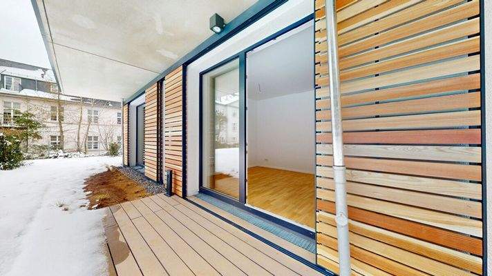 Terrasse Arbeitszimmer