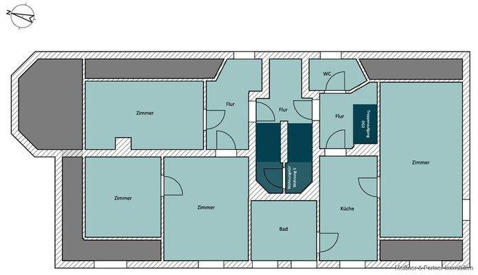 Grundriss Dachgeschoss Haus 1