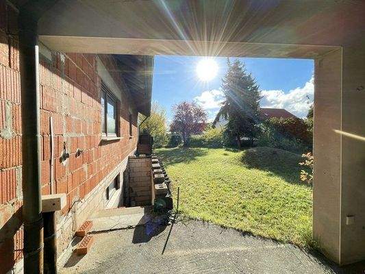 Blick in den Garten /