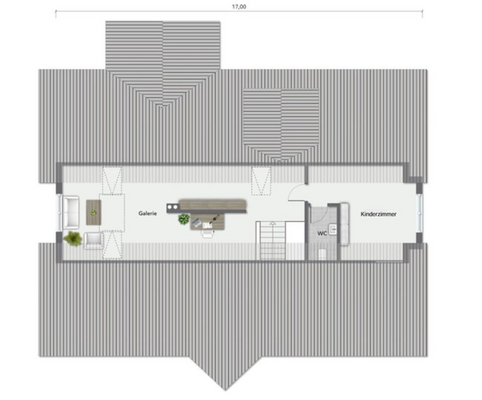 Maisonettewohnung   Grundriss-DG 