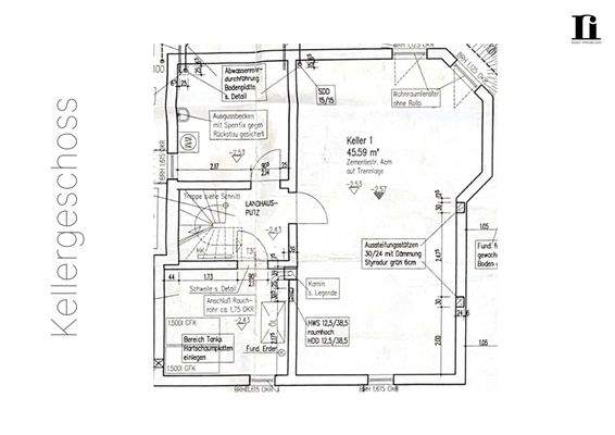 Grundriss - Kellergeschoss