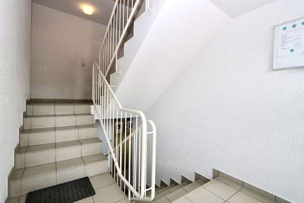 Das freundliche Treppenhaus 