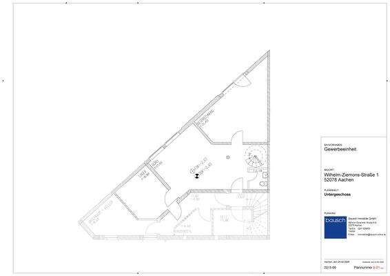 Grundriss Untergeschoss 