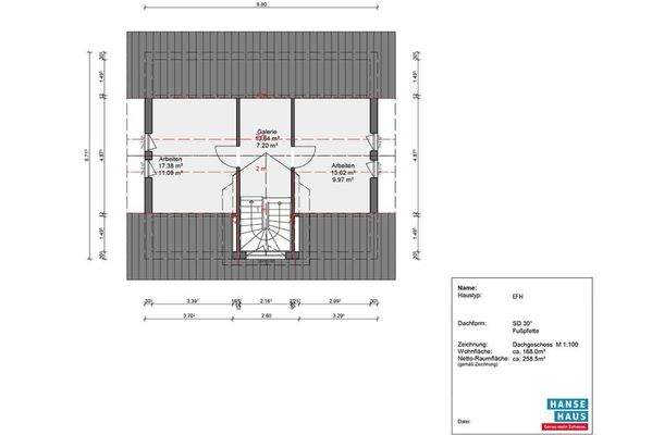 Beispiel Grundriss DG