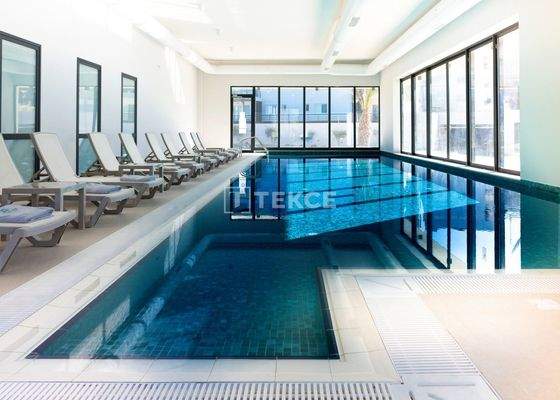 Apartments in a Complex with Private Beach in North Cyprus