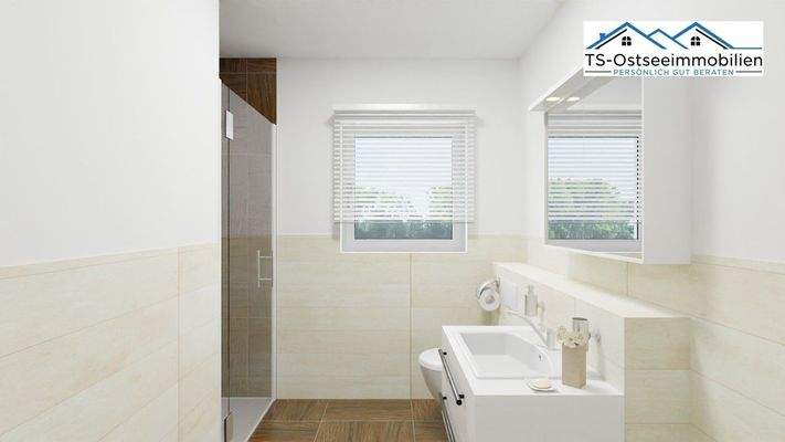 Duschbad mit Fenster