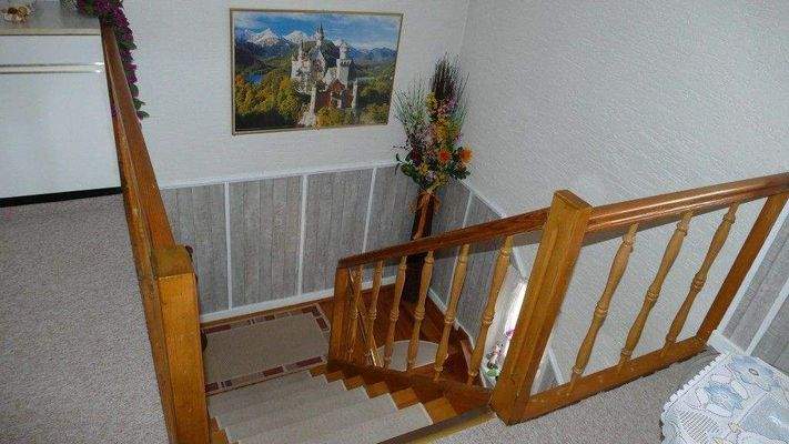 Aufgang ins Dachgeschoss