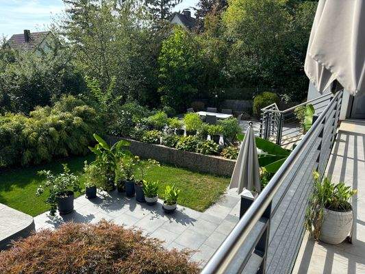 Aussicht in den Garten