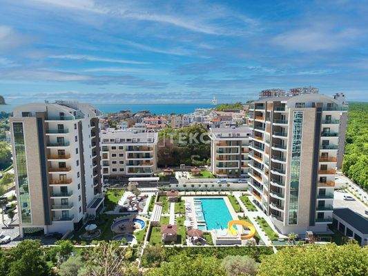 Quality Designed Apartments with Sea View in Alanya Avsallar
