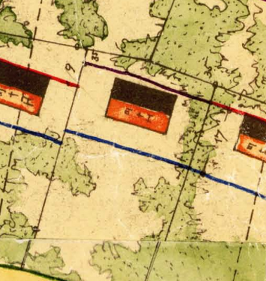 Auszug B-Plan Baugrenze-Linie