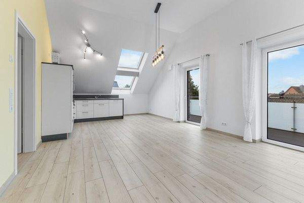 Koch-, Ess- und Wohnbereich