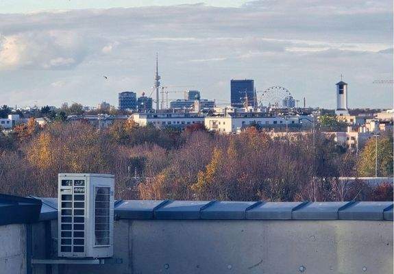 Blick von der Dachterrasse