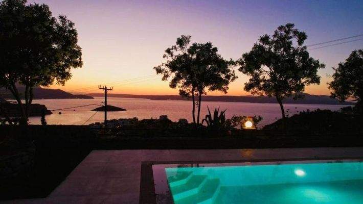 Kreta, Almyrida: Villa mit Meerblick und Swimmingpool zu verkaufen