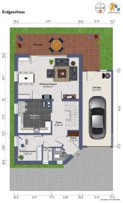 Grundriss Erdgeschoss