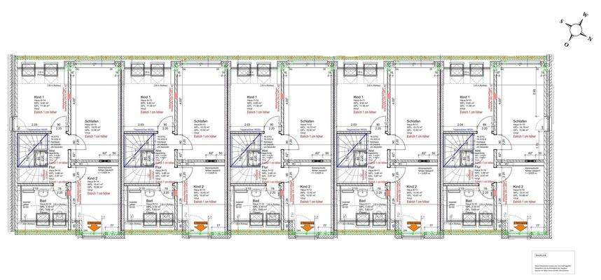 OG Haus 2 & 3, Einheiten 5-14