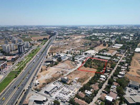 Zoned Commercial Land near Gazi Boulevard in Antalya Muratpaşa