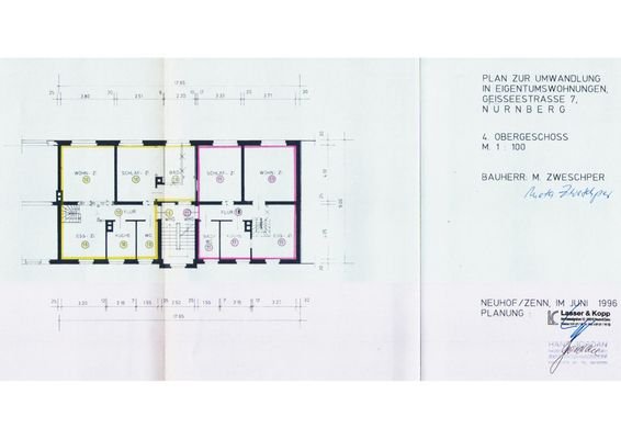 Grundriss 4. Obergeschoss