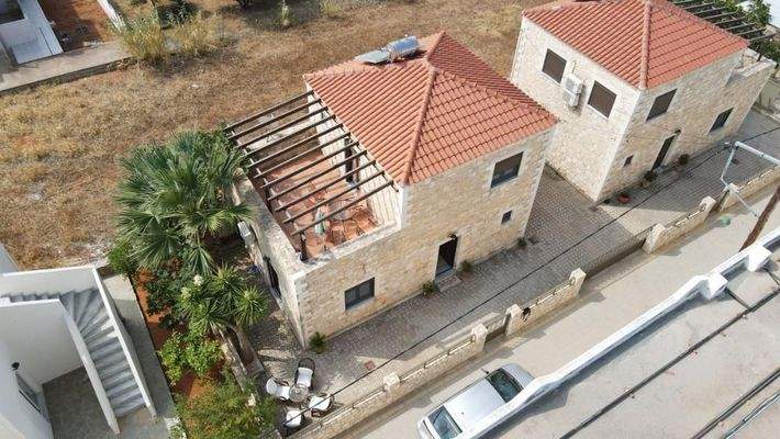 Kreta, Analipsi: Neubau - Haus aus traditionellem Stein nahe des Meeres zum Verkauf