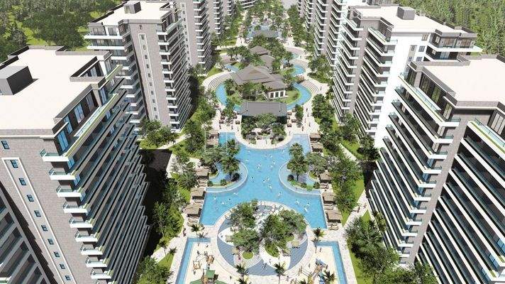 Apartments in Great Project Near the Sea in North Cyprus İskele