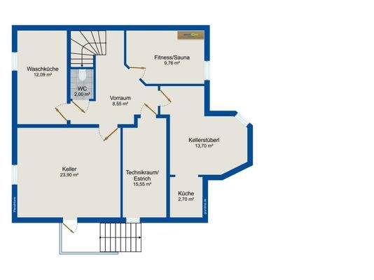 Grundriss Kellerplan