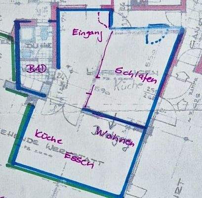 Grundriss kl. Wo.