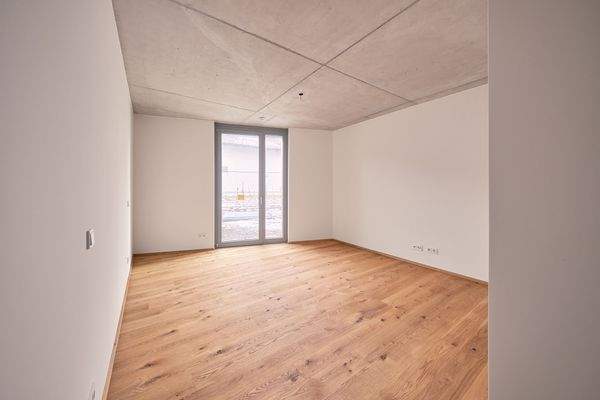 Schlafzimmer mit Blick zum Garten - HERDERGÄRTEN 3.0.3