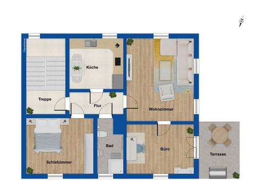 Grundriss Obergeschoss