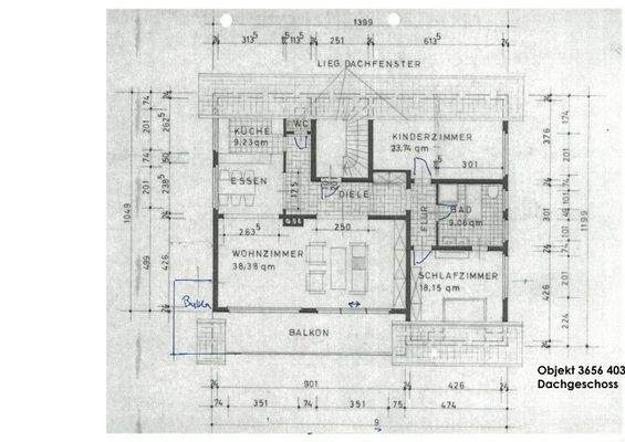 Grundriss Dachgeschoss