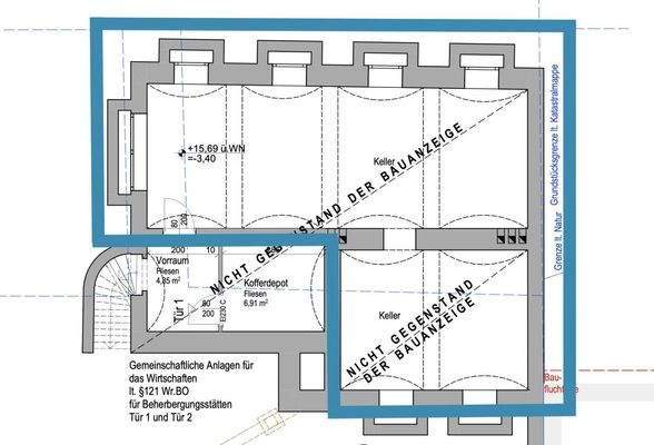 Grundriss Keller
